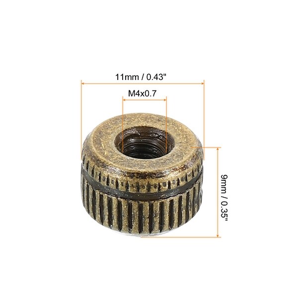 Acorn Cap Nuts 8-32 (25 pcs) Stainless Steel, UNC Thread for Safety Sh - RT Bolt