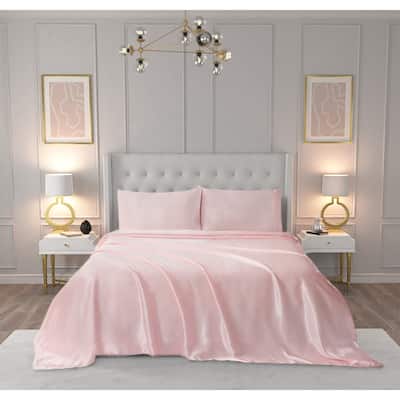 Juicy Couture Silky Satin Sheet Set