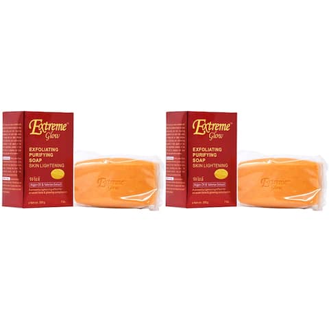 Extreme Glow Exfoliating Purifying Soap 7oz (Pack of 2)