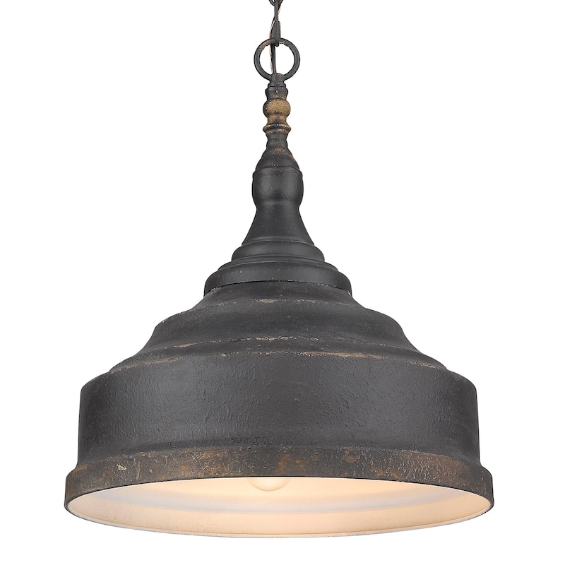 Keating 3 Light Pendant - 19x19.75" - 19x19.75" - Black