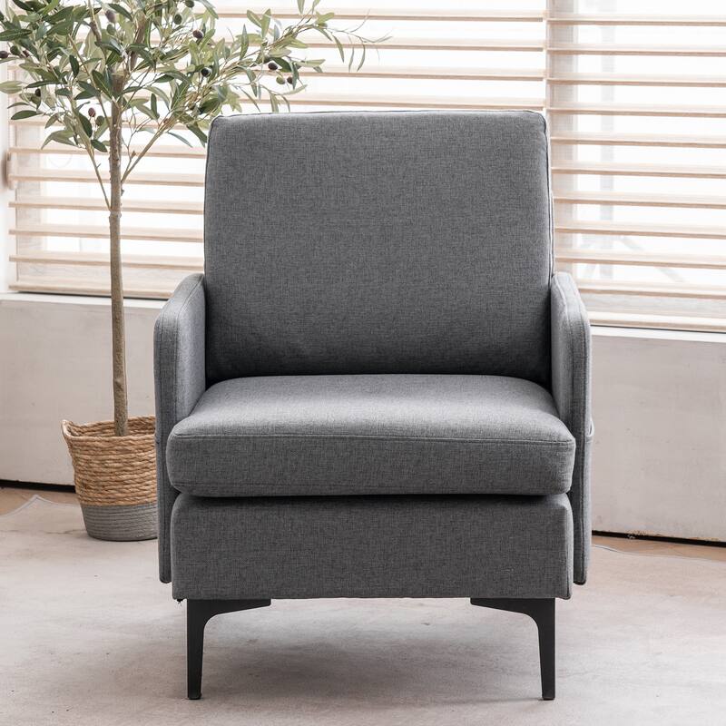 Lounge Chair Stylish and Comfortable Single Sofa Accent Chair for Living Room or Bedroom - 31.1” x 26.77” x 34.65” (L x W x H)