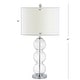 preview thumbnail 29 of 63, JONATHAN Y Ella 27" Glass Triple-Sphere LED Table Lamp, Mercury Silver/Chrome (Set of 2)