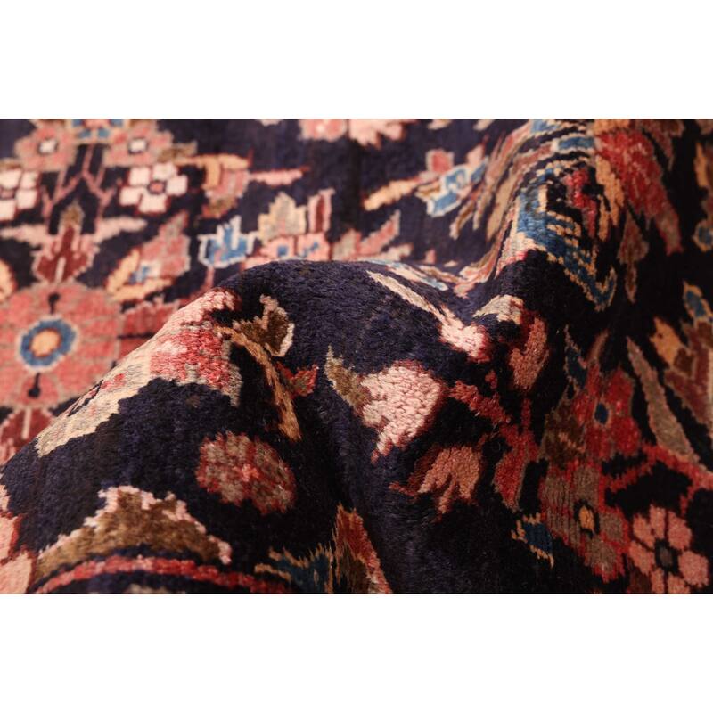 ECARPETGALLERY Hand-knotted Andelz Dark Navy Wool Rug - 3'0 x 8'7