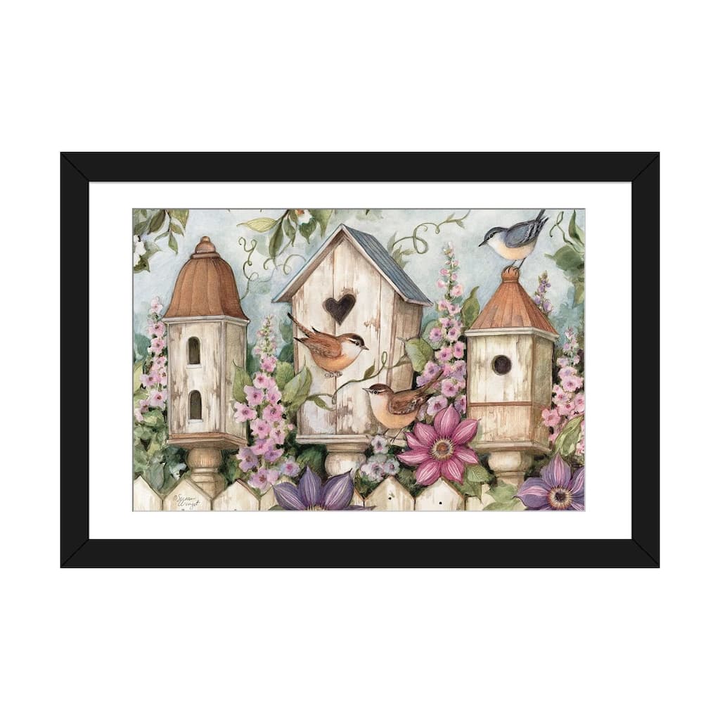 iCanvas "Spring Birdhouse I" by Susan Winget