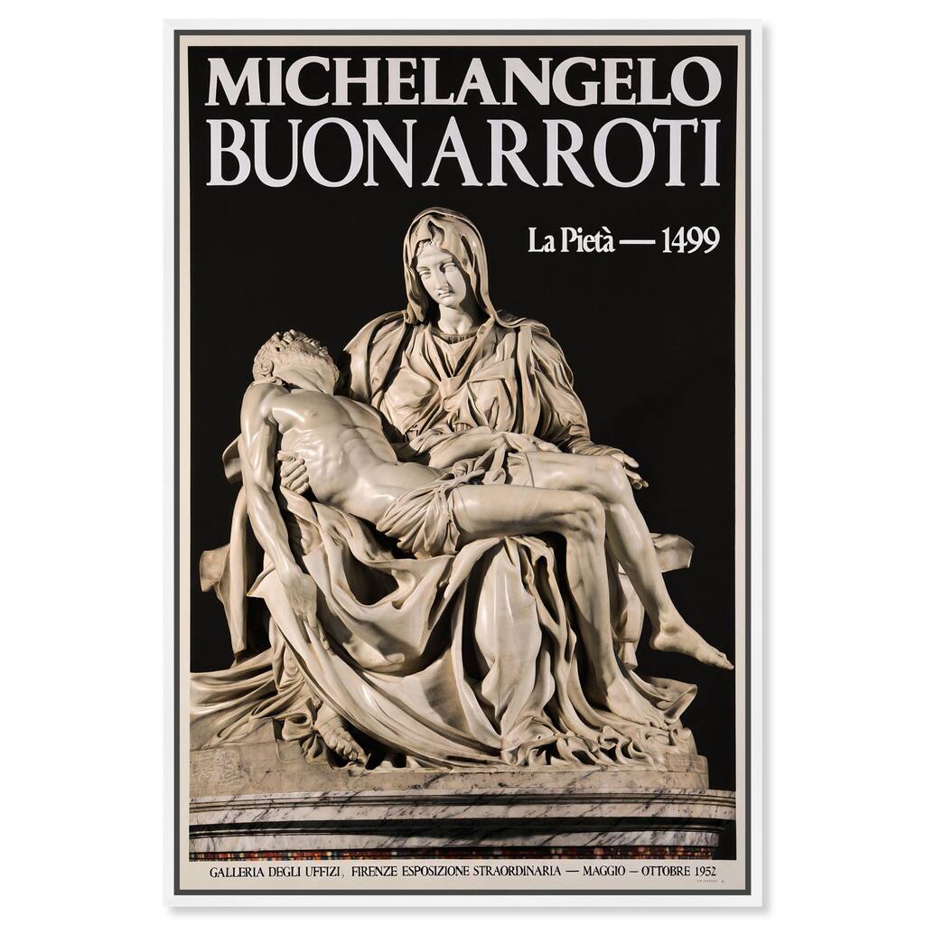 Marble Lamentation Canvas by Art Remedy