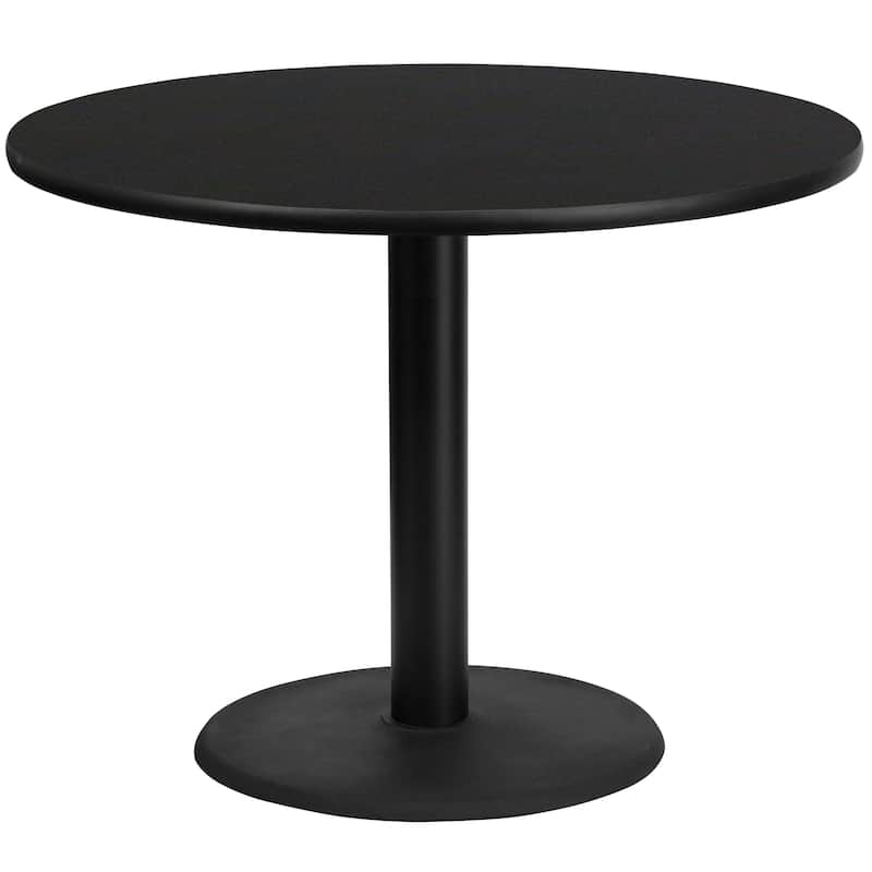 42'' Round Laminate Table Top with 24'' Round Table Height Base