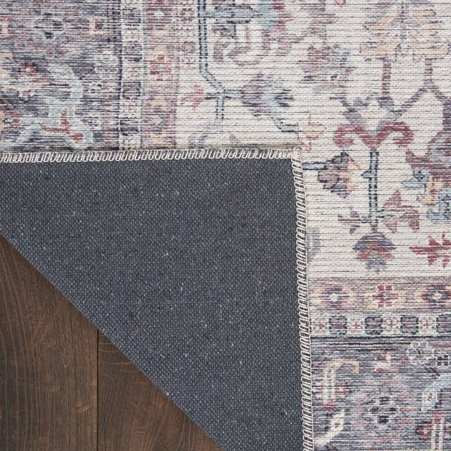 57 Grand by Nicole Curtis Vintage Medallion Machine Washable Area Rug