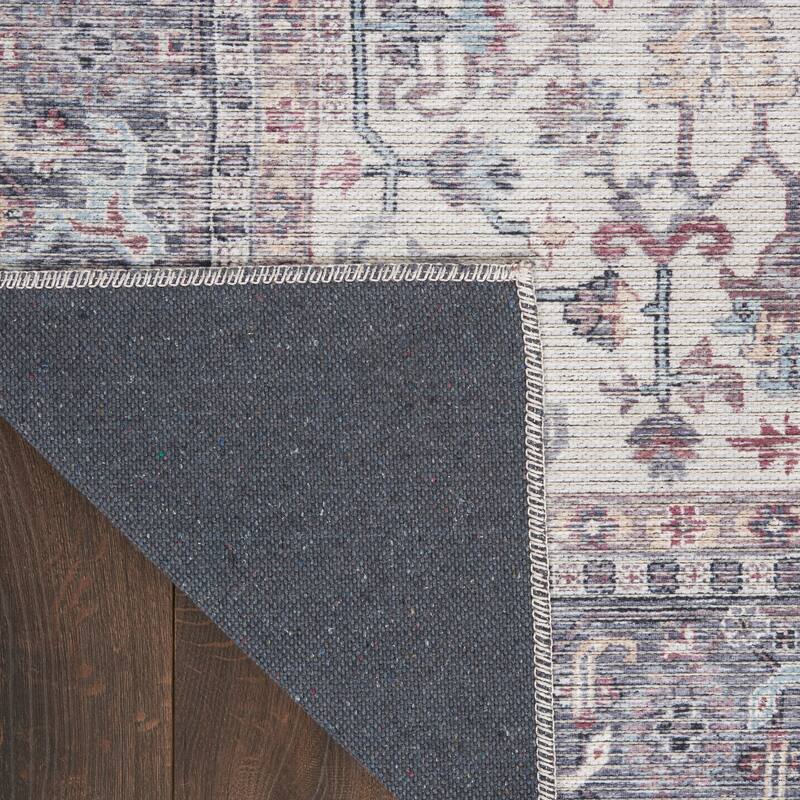 57 Grand by Nicole Curtis Vintage Medallion Machine Washable Area Rug