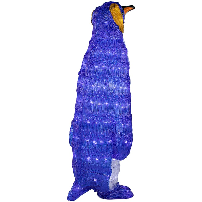 26" Lighted Commercial Grade Acrylic Penguin Christmas Display Decoration