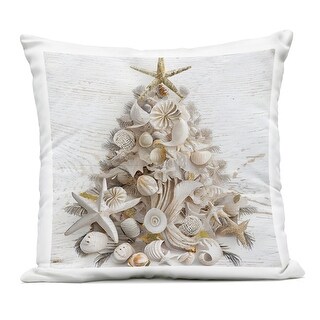 Stupell Beachy Shiplap Christmas Tree Outdoor Throw Pillow Design By Sasha