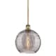 Option Brushed Brass / Light Smoke Deco Swirl