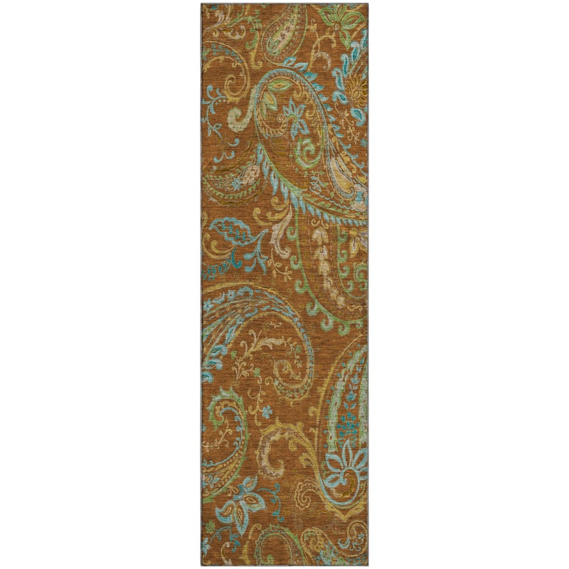 Premium Washable Super Soft Traditional Paisley Mayfield Rug