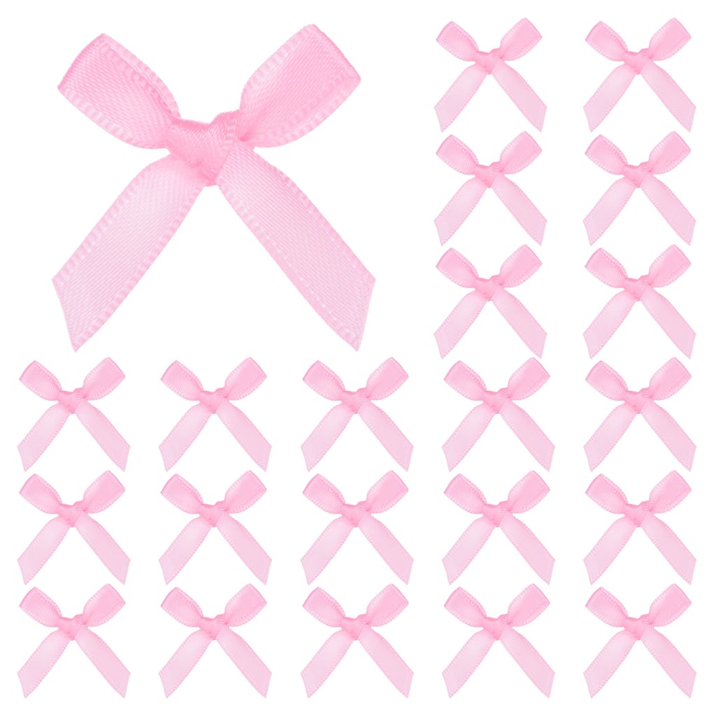 100-Pack Mini Craft Ribbon Bow,1x1.6 Inch for Craft DIY
