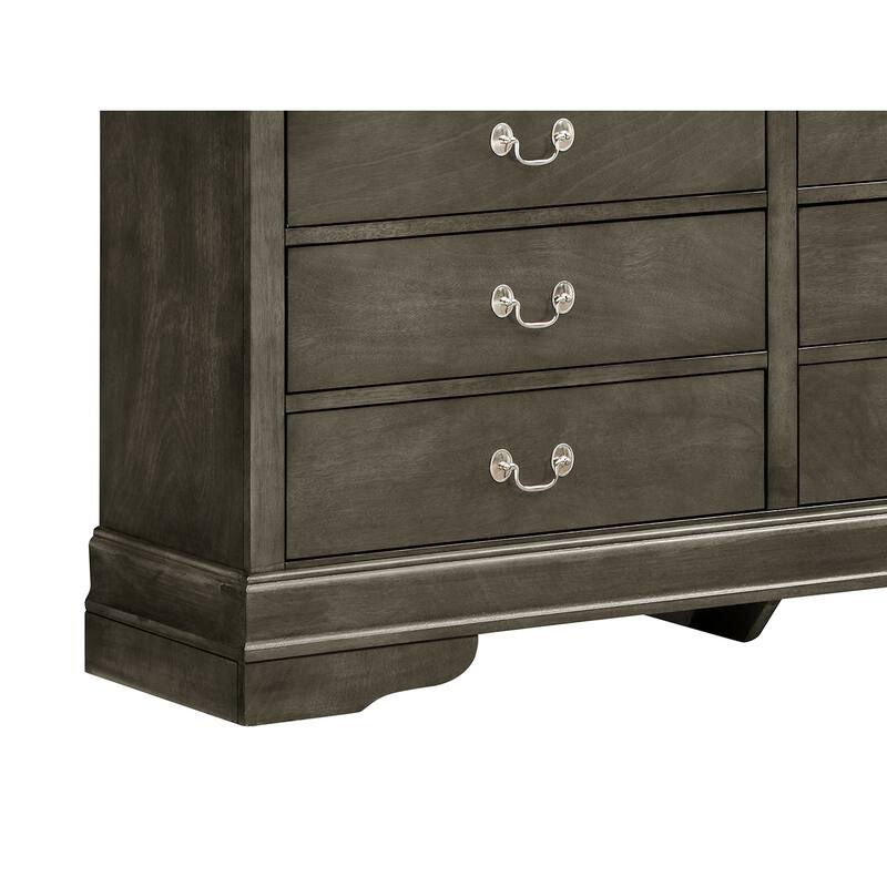 Louis Phillipe 2 6-Drawer Dresser