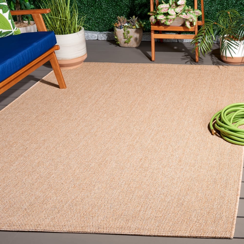 SAFAVIEH Sisal All-Weather Ajrie Indoor/Outdoor Waterproof Patio Backyard Rug