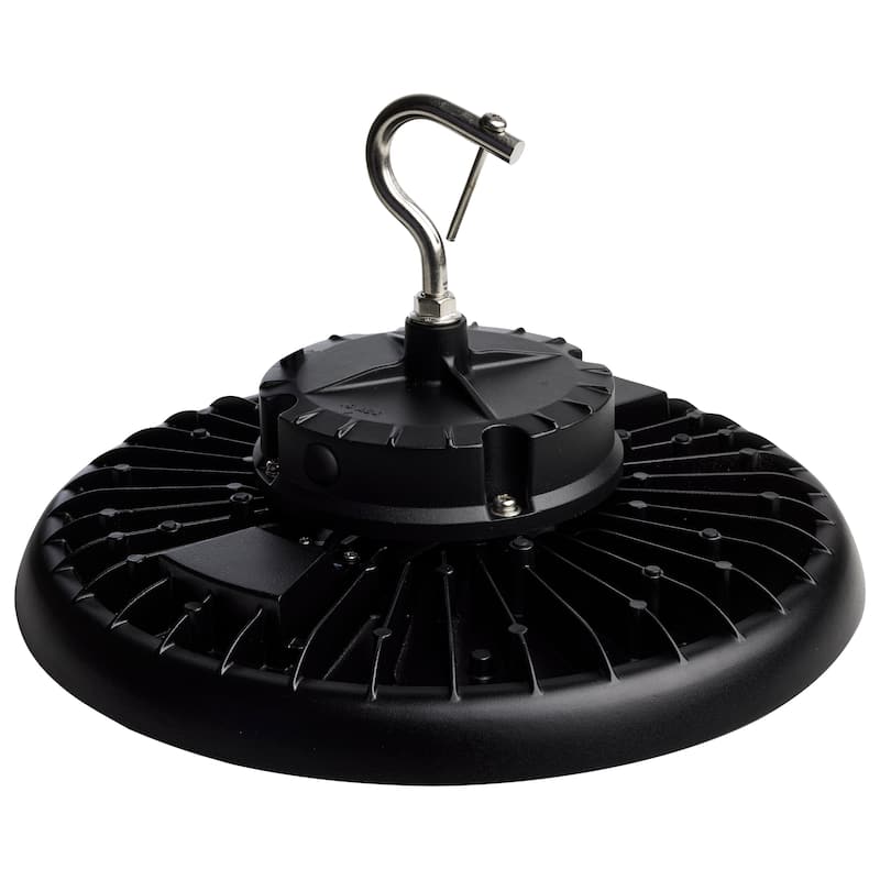 200 Watt UFO LED High Bay 5000K 29000 Lumens 277-480 Volt Black Finish