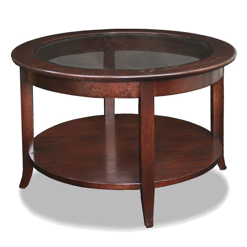 Copper Grove Halesia Chocolate Bronze Round Coffee Table