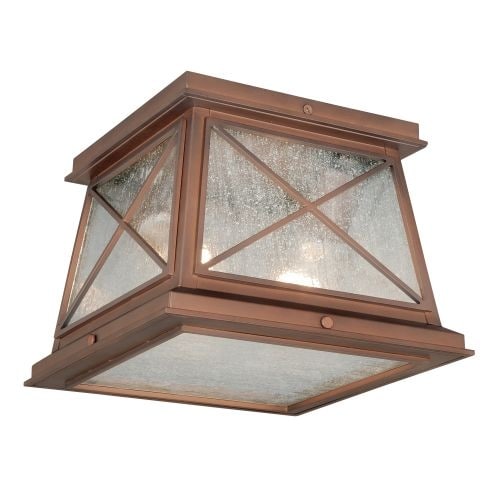 Vaxcel Lighting T0065 Mackinac 2 Light Flush Mount Outdoor ...