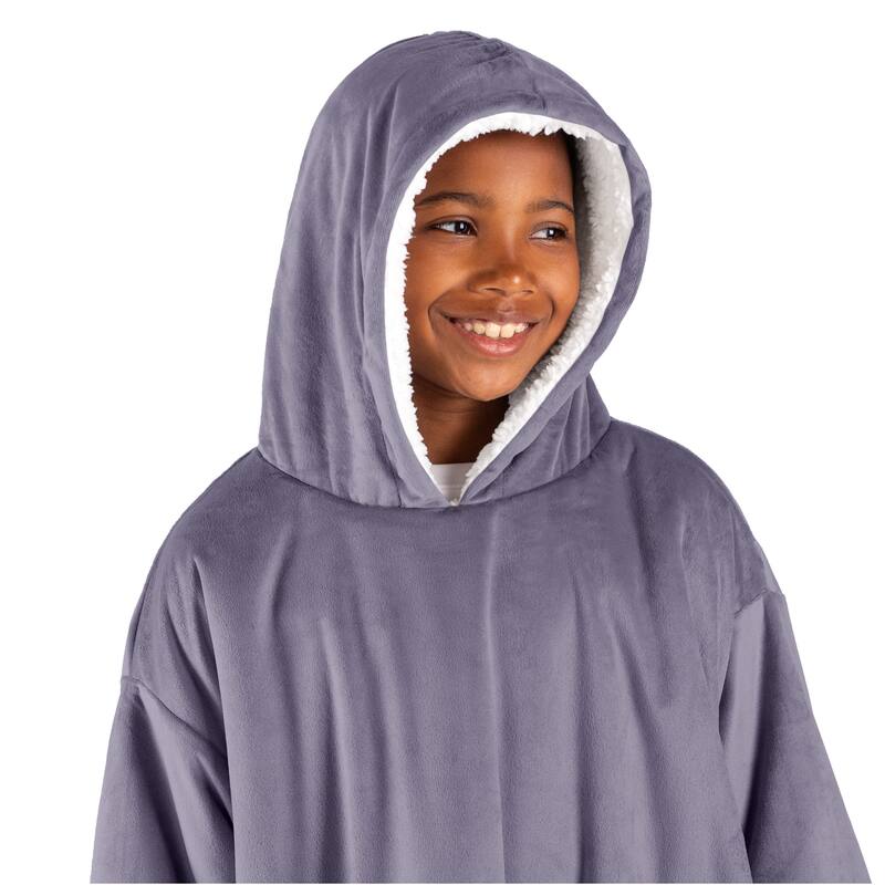 Bare Homey B-Cozy Oversized Sherpa Wearable Blanket