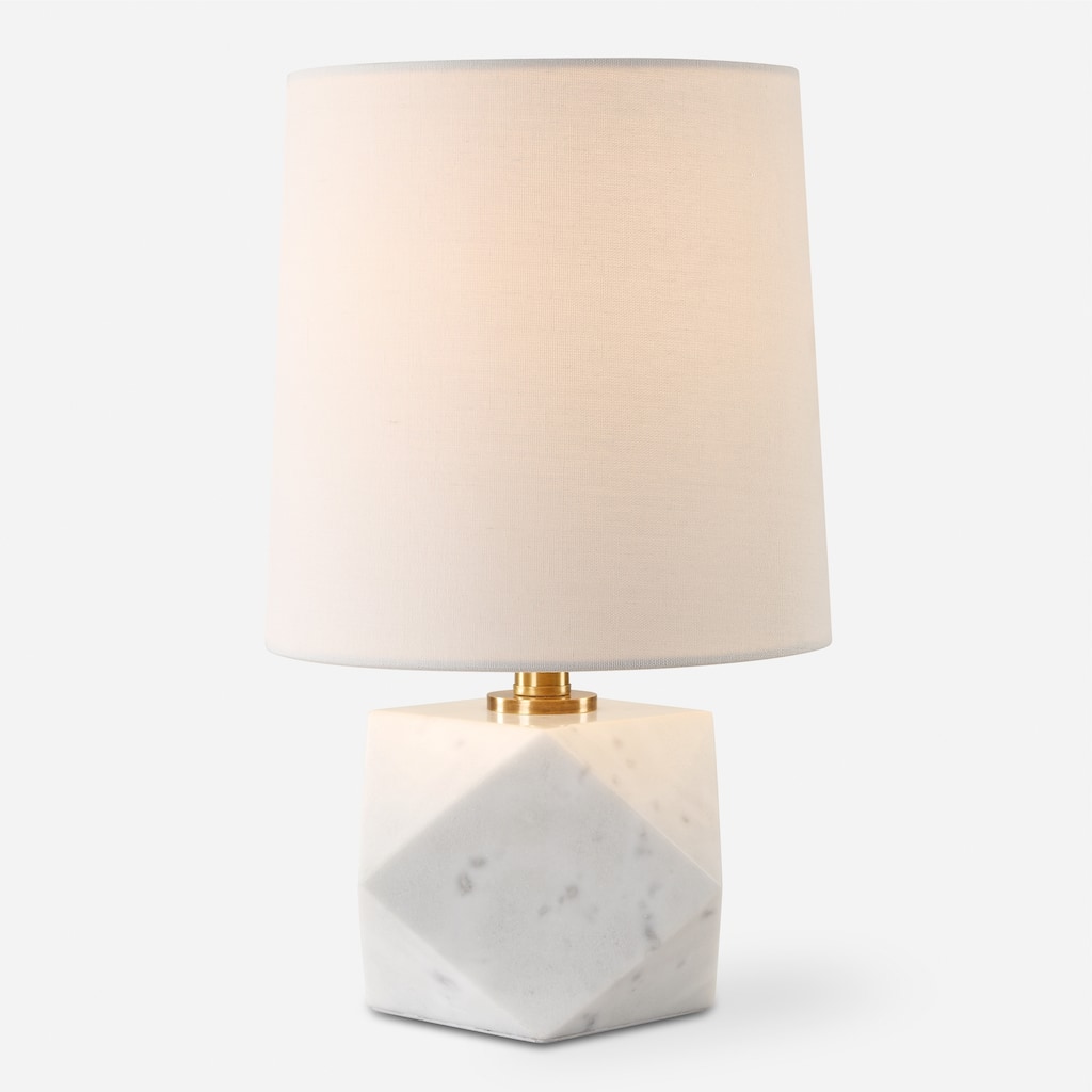 Uttermost A Cut Above Table Lamp - 15" H X 9" W X 9" D