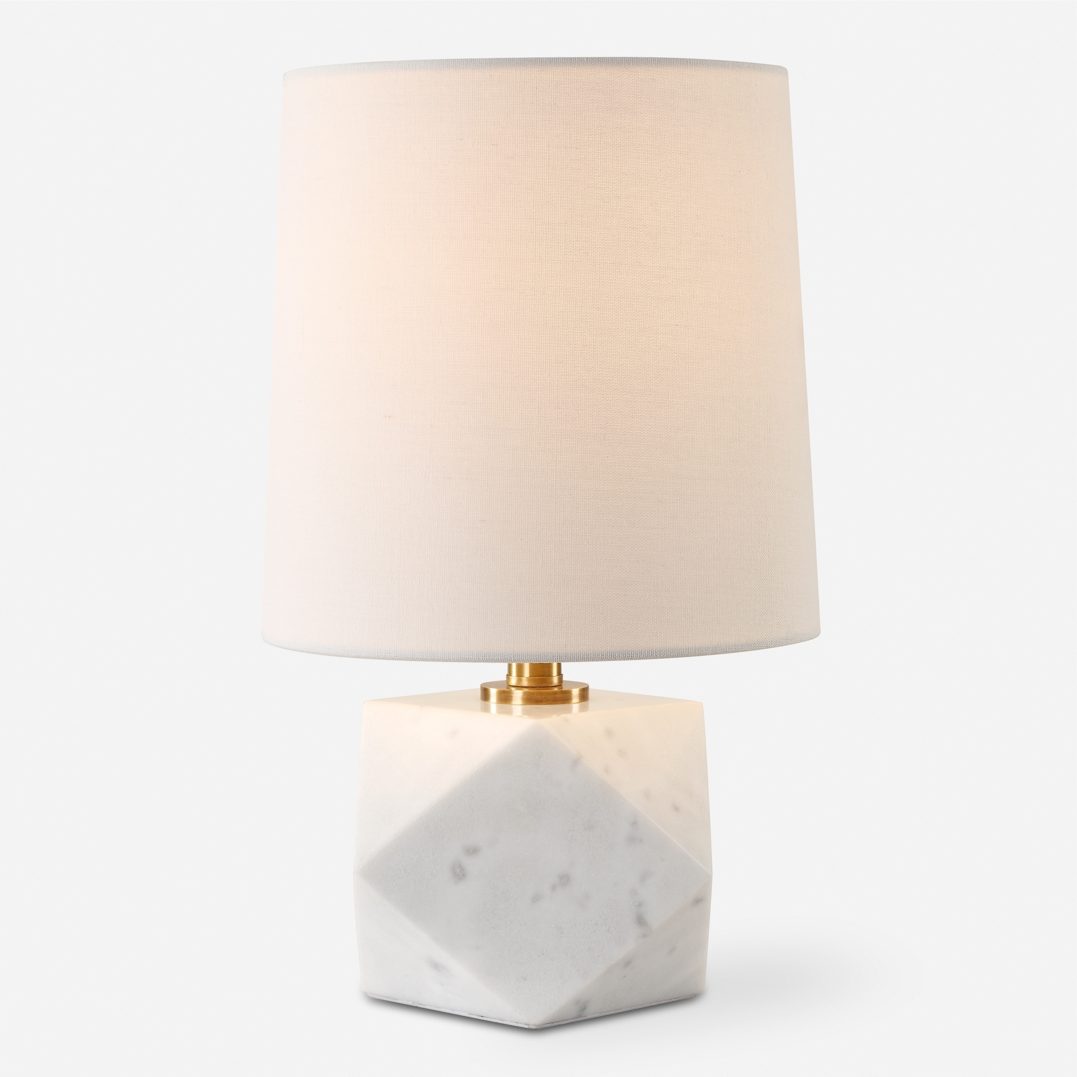 Uttermost A Cut Above Table Lamp - 15" H X 9" W X 9" D