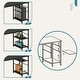 preview thumbnail 6 of 16, 95.2 Inch L Shaped Desk with Shelves Home Office Computer Desk