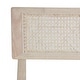 preview thumbnail 11 of 19, Monroe Rubberwood Cane Back Solid Wood Side Chair by East at Main (Set of 2)