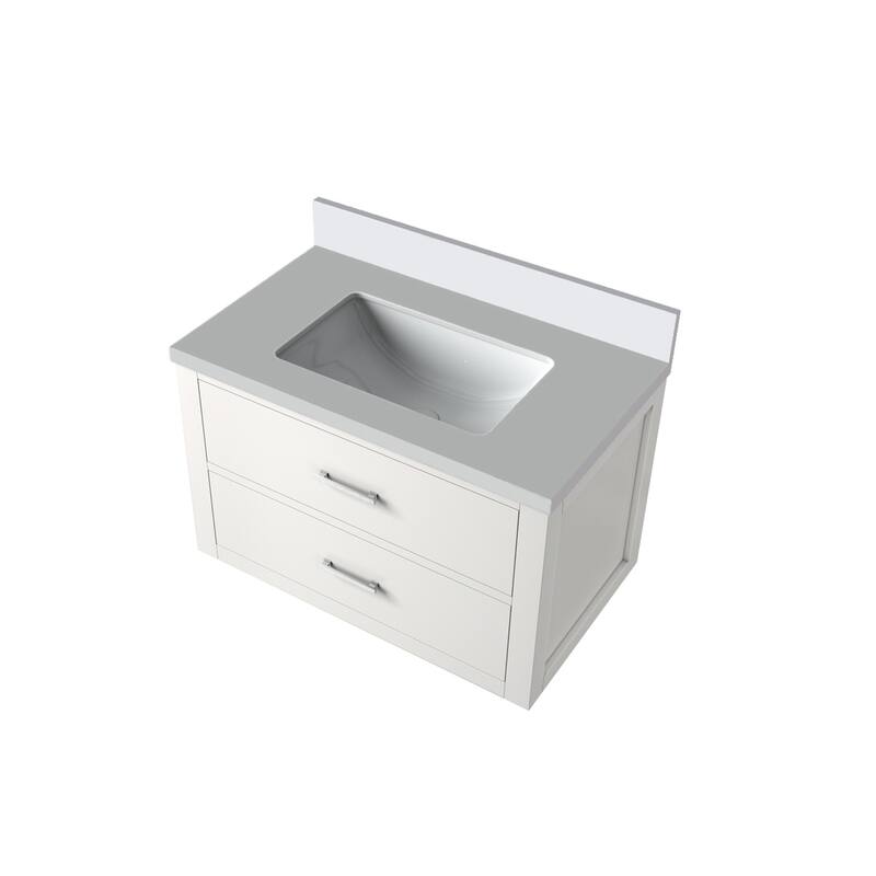 Castor Bath Vanity with Quartz Top and Sink