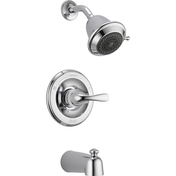 Delta T13420-SHCCER Classic Monitor 13 Series Single Function Pressure Balanced Tub and Shower Trim Package with Touch Clean