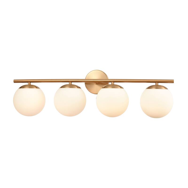 Hollywood Blvd 22-inch Wide 3-Light Vanity Light in Satin Brass - 30
