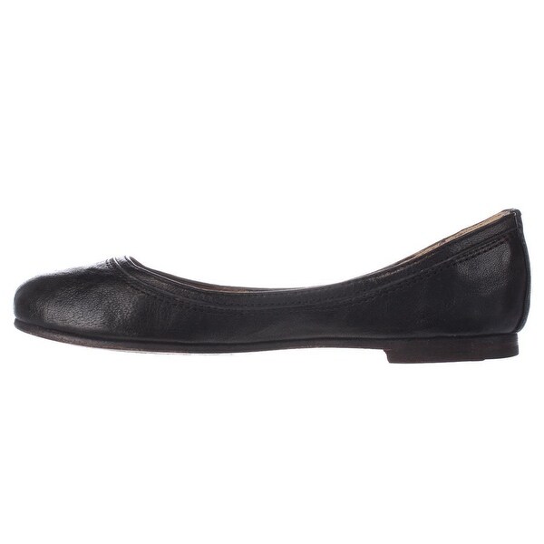 frye flats black