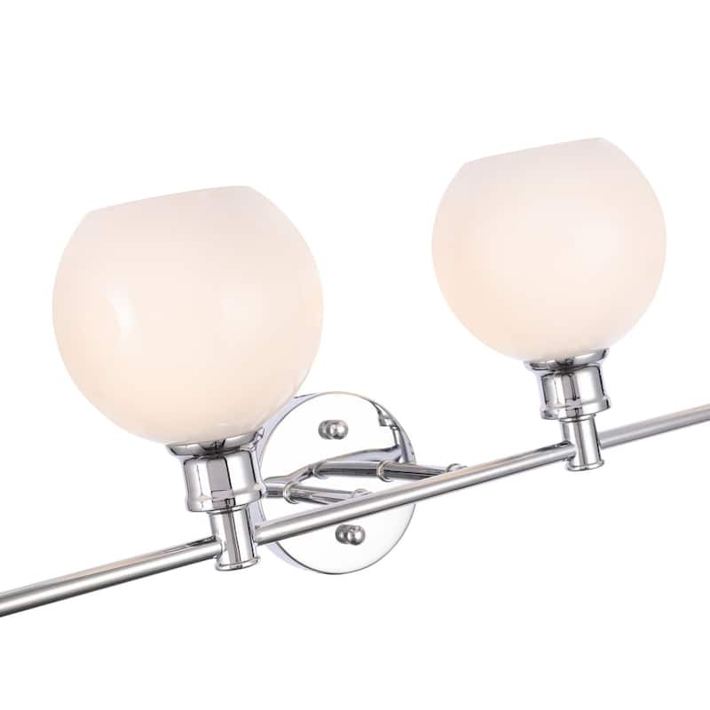 Camille 4-Light Frosted Glass Wall Sconce