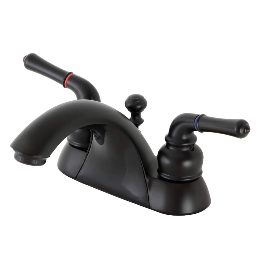 Kingston Brass Naples 4 in. Centerset Bathroom Faucet