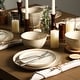 preview thumbnail 1 of 14, Stone Lain Infinity Stoneware Dinnerware Set Beige - 12 Piece