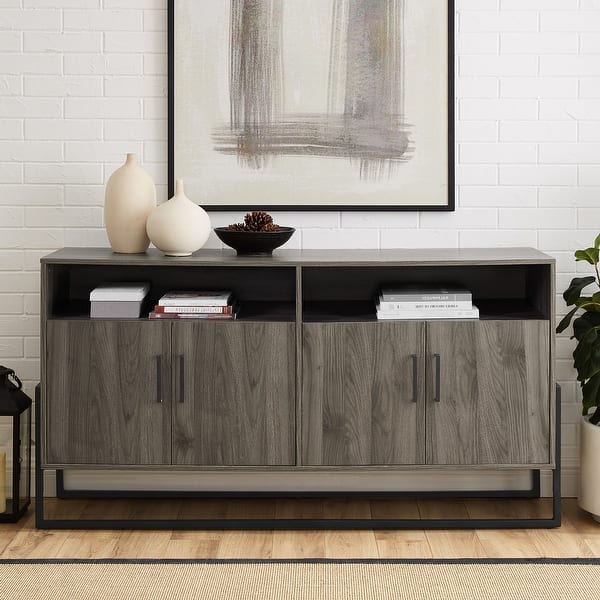 Carbon Loft Barnett 58-inch Modern TV Stand Console - Bed Bath u0026 Beyond -  33888301