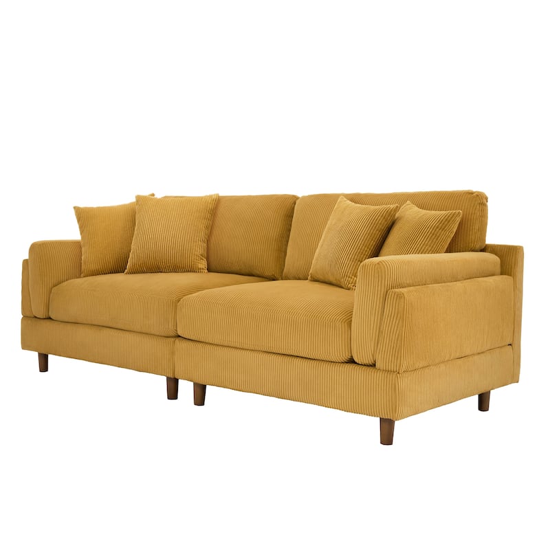 90 inch Deep Seat Sofa Comfy Couch for Living Room