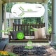 preview thumbnail 10 of 38, VEIKOUS 4 ft. Outdoor Wood Hanging Patio Porch Swing with Chains for 2 Person