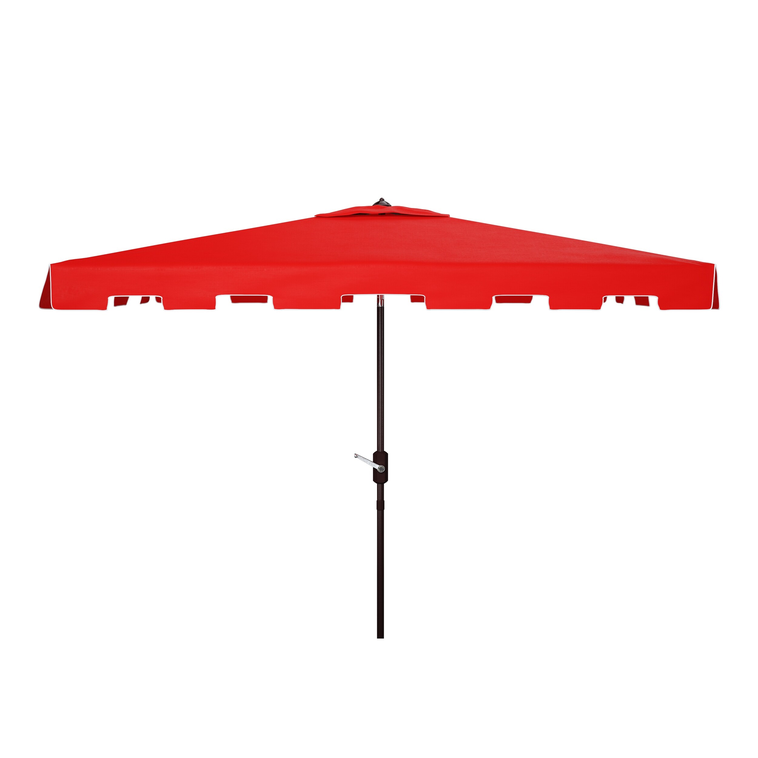 7x10 off set patio umbrella SAFAVIEH Outdoor Living Zimmerman 7 x 10 Ft Rectangular UV Protected  Umbrella - Overstock