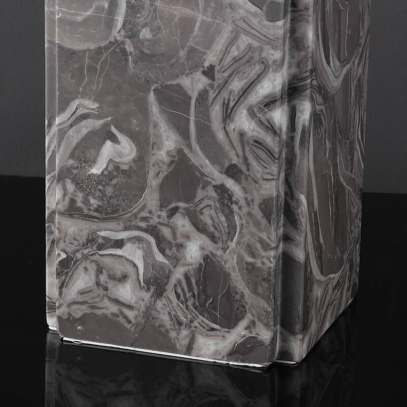 SAFAVIEH Couture Mackenzie Square Marble Table Lamp - 16"W x 16"D x 25"H