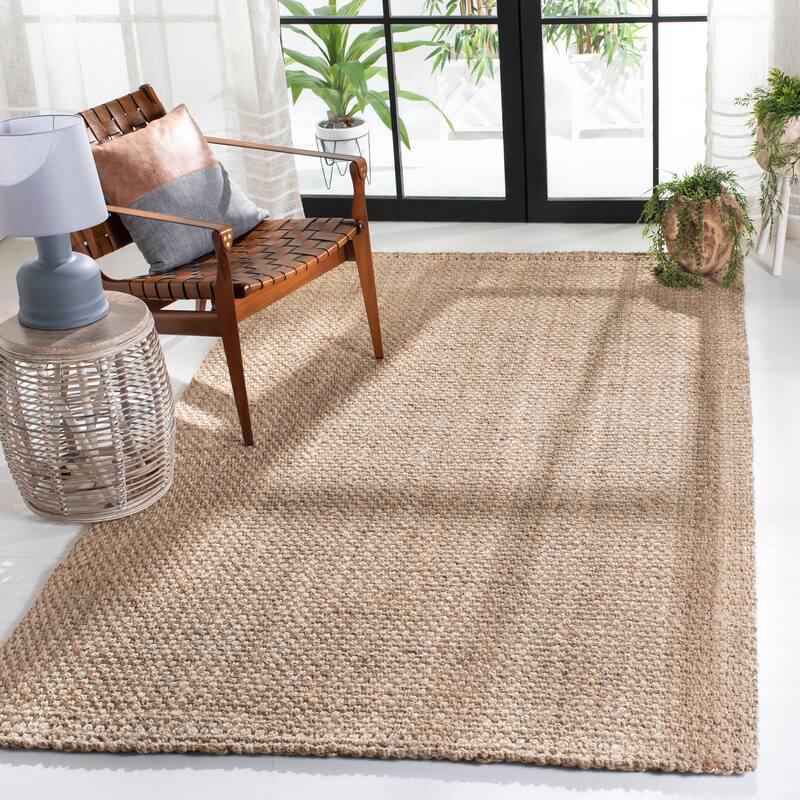 SAFAVIEH Handmade Ornella Madilynn Jute Fiber Area Rug - 4' x 6' - Natural