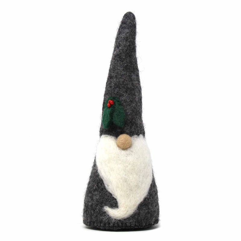 Handmade Felt Christmas Gnomes Trio (Set of 3)