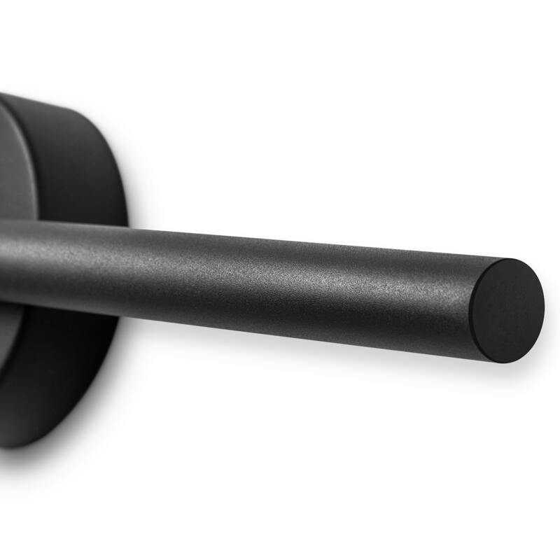 15.7 in. Modern Gold/Black Linear Bathroom Vanity Light Dimmable Integrated LED Wall Light