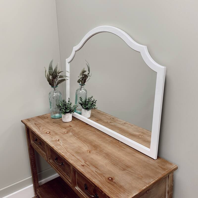 Mifflin Framed Mantel Mirror - Peaks Cathedral - 38.4x27.4