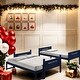 preview thumbnail 1 of 41, Modern Style Twin/Full Bunk Bed with Built-In Ladder Blue