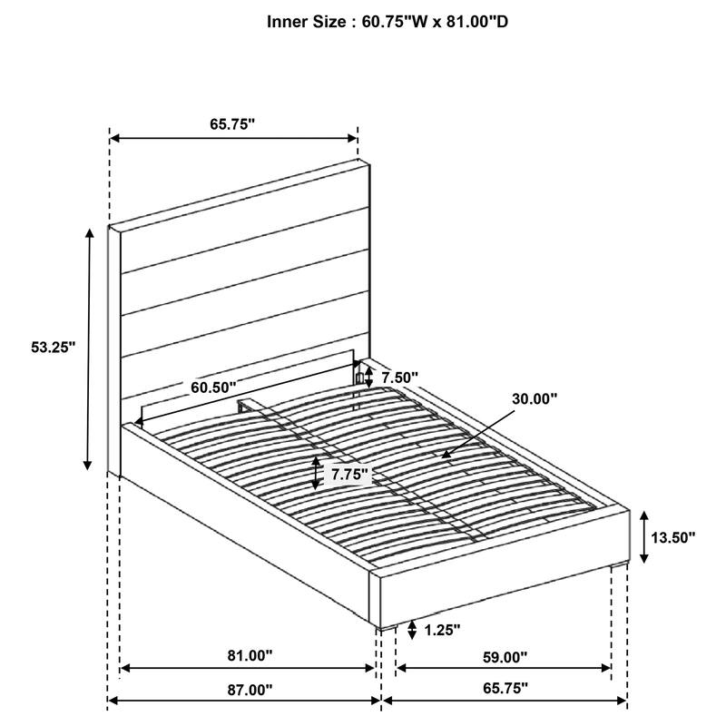 Felicity Bedroom Set White High Gloss