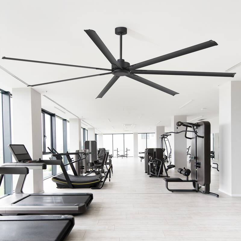 72"/84"/96"/120"/144" Extra Larger HVLS Commercial Ceiling Fan with Remote and Aluminum Blades
