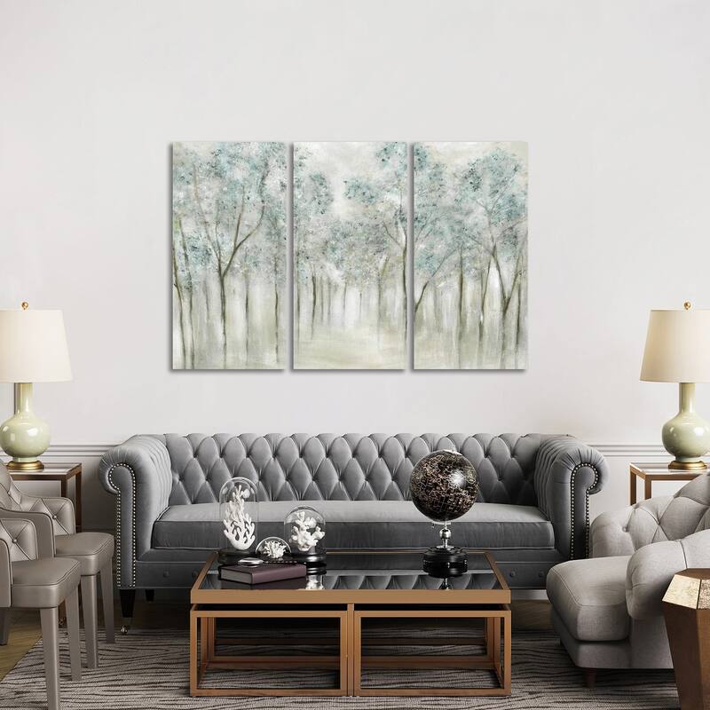 iCanvas "Neutral Spring" by Tava Studios 3-Piece Canvas Wall Art Set - 40x60x1.5