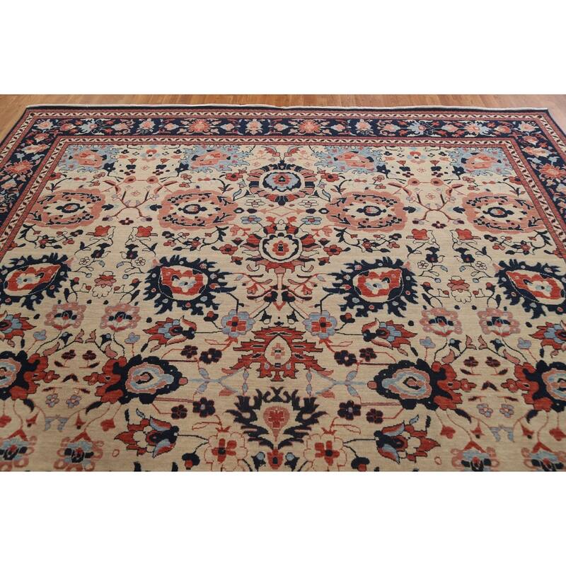 Sultanabad Ziegler Turkish Oriental Area Rug Hand-knotted Wool Carpet - 9'9" x 13'0"