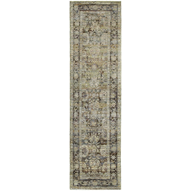 Style Haven Mohawk Faded Classic Border Area Rug