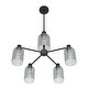 preview thumbnail 4 of 14, Hunter Lochemeade 5 Light Chandelier - Dining Room, Living Room, Entry - Modern Farmhouse, Industrial, Contemporary